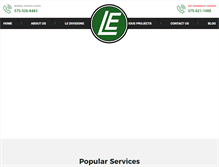 Tablet Screenshot of le-electric.com